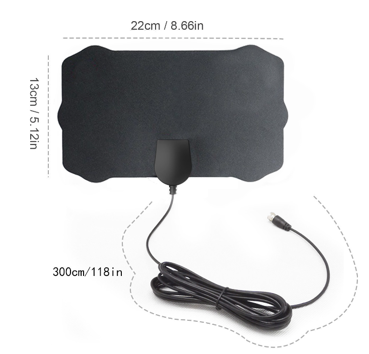 NovaNest Slim Indoor HDTV Antenna