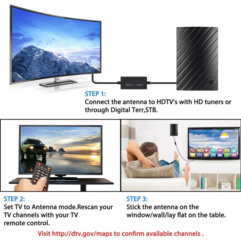 NovaNest 4K Indoor HDTV Antenna