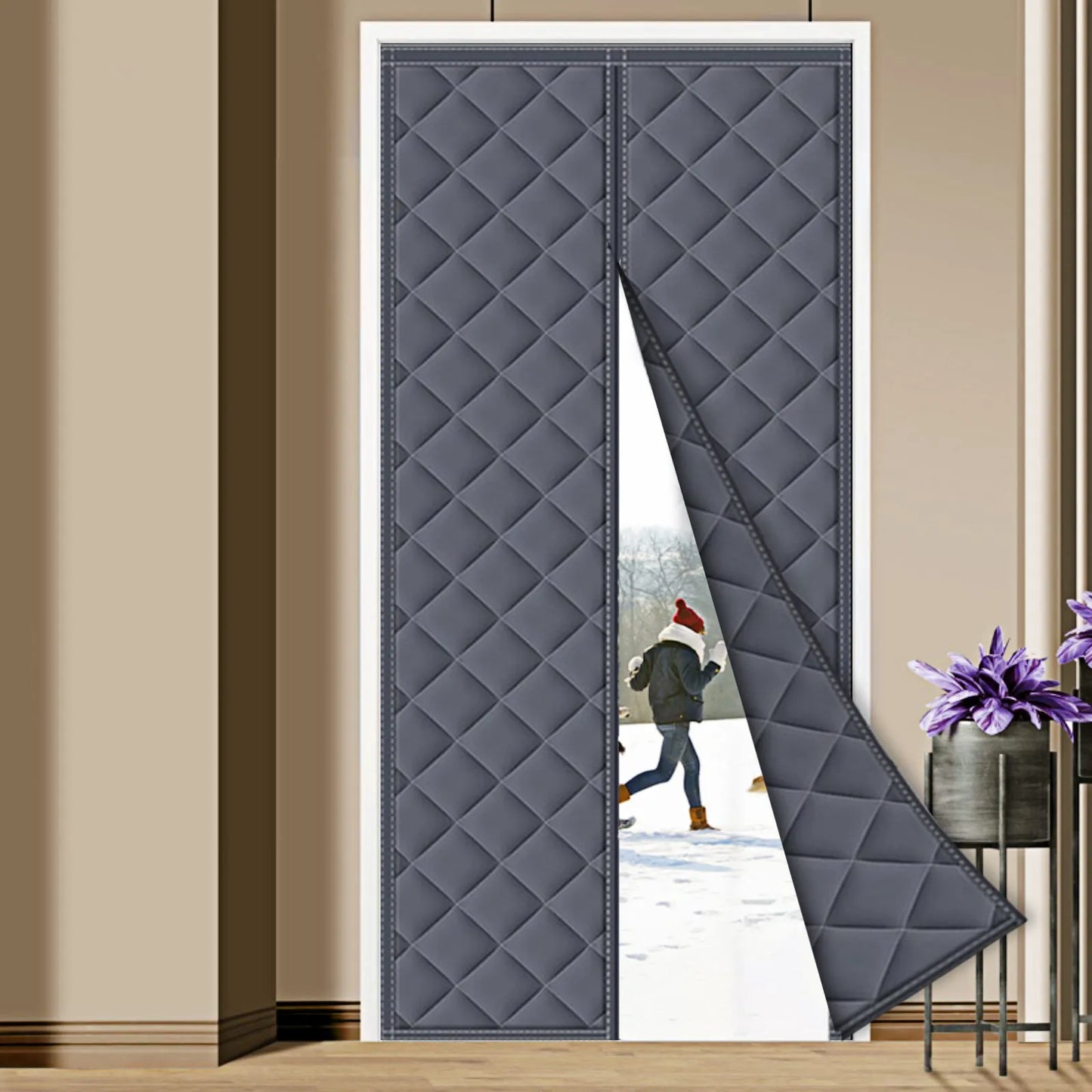 NovaNest Thermal Magnetic Door Curtain